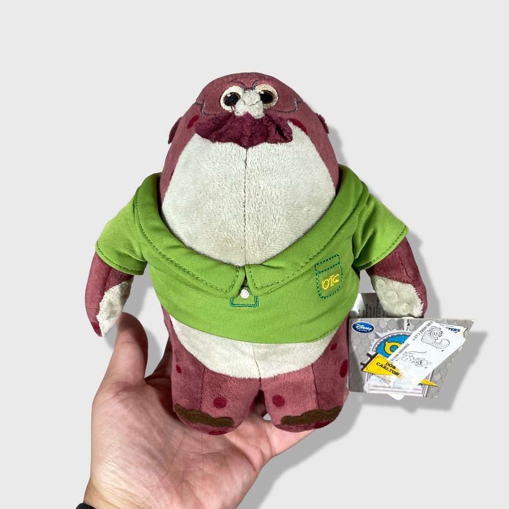 Disney Plush Toy Unisex Small Maroon Monsters University Don Carlton Pixar